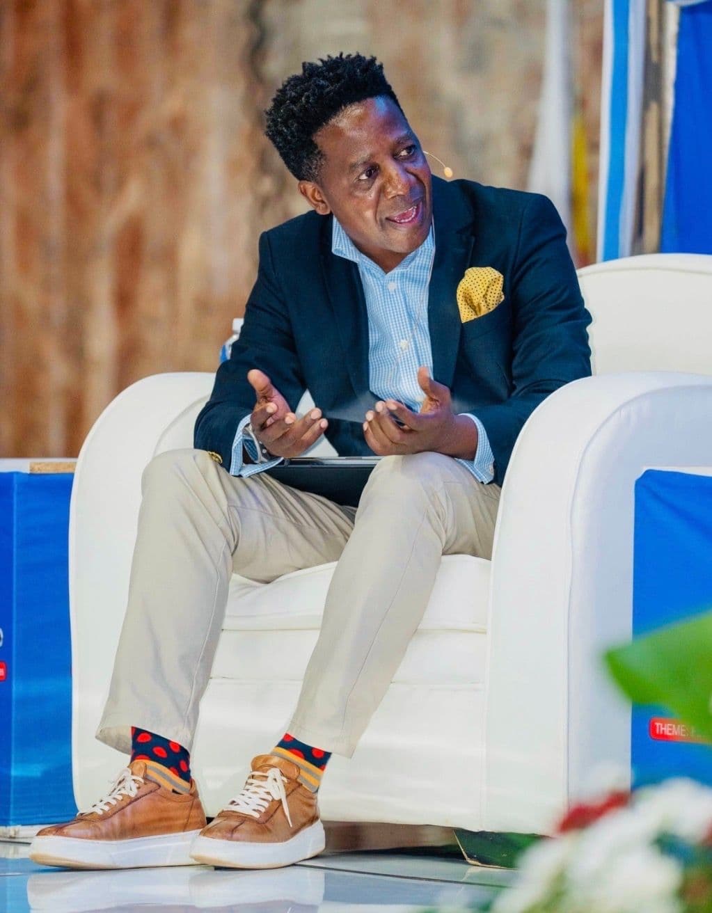 Lovemore Nyatsine in conversation on stage